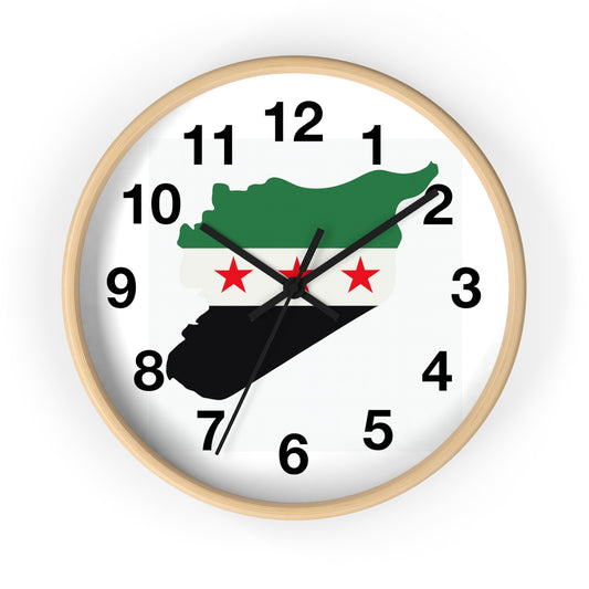 Syria Map Wall Clock